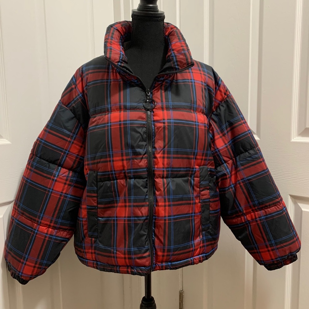 Arizona Plaid Puff Jacket